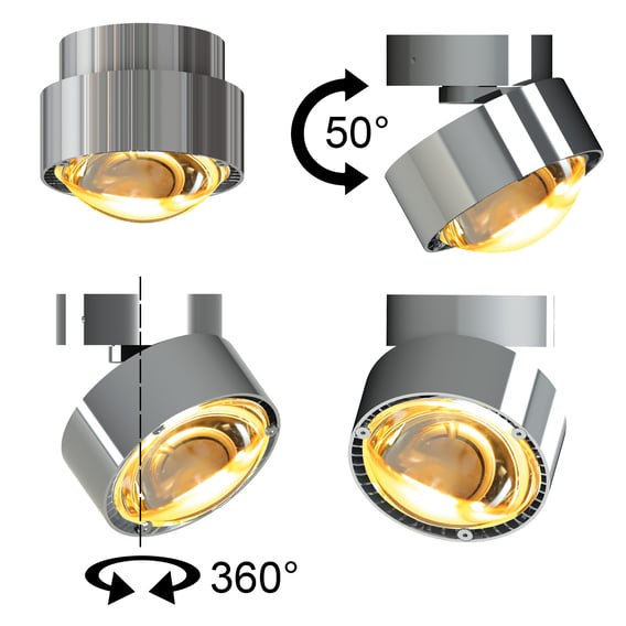 Top Light Puk Move Led Ceiling Light Without Accessories 7 69004