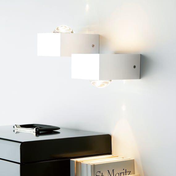 CHIO lampada da soffitto 3 Luci attacco GX53 Forma Tonda in gesso bianco