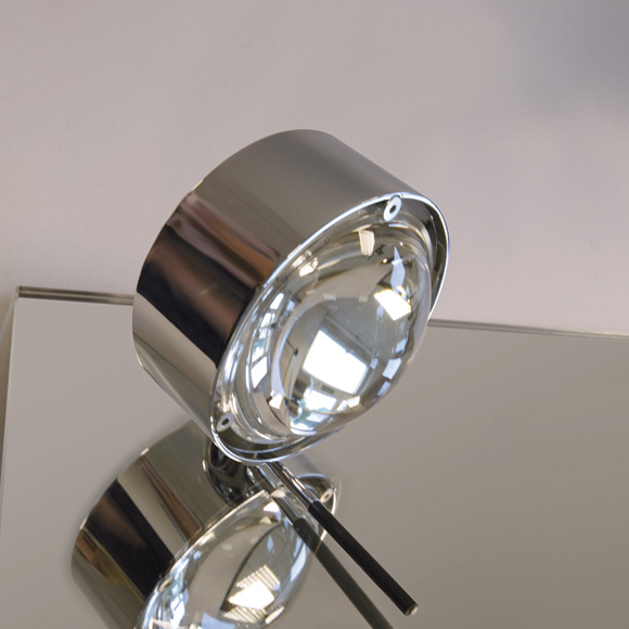 Top Light Puk Mirror + Luminaire encastré orientable pour miroir, LED