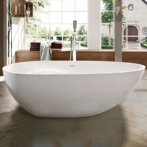 treos Series 700 freestanding oval bath white