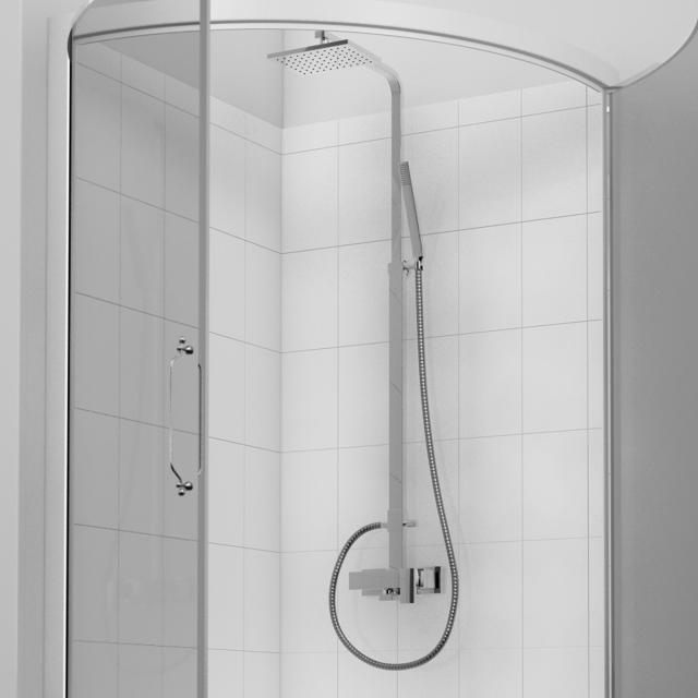 Treos Serie 175 Duschsystem mit Kopfbrause, für Wandmontage
