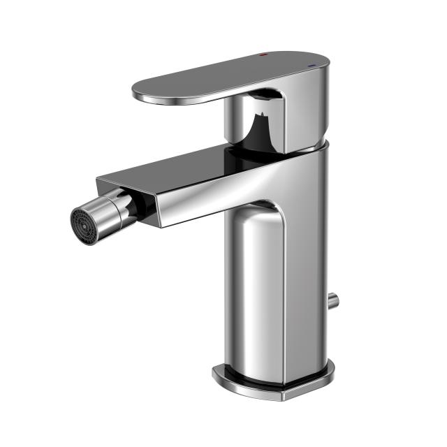 treos series 173 single lever bidet fitting with pop-up waste set