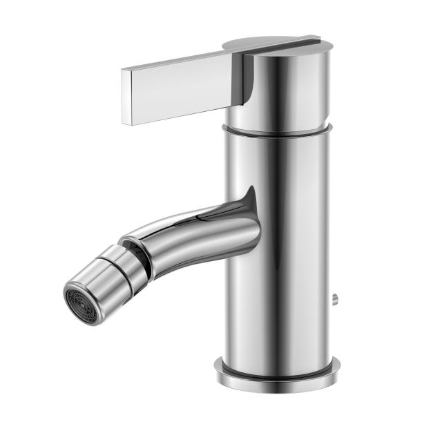 treos series 195 single lever bidet fitting with pop-up waste set