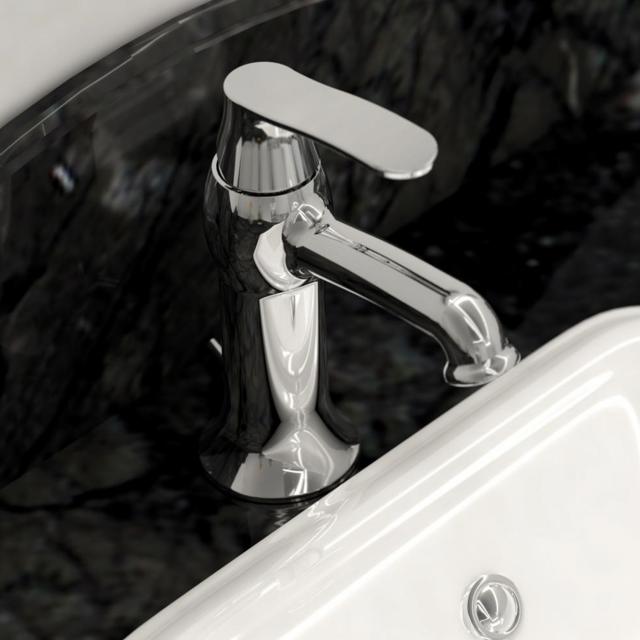 treos series 199 single lever basin mixer with pop-up waste set