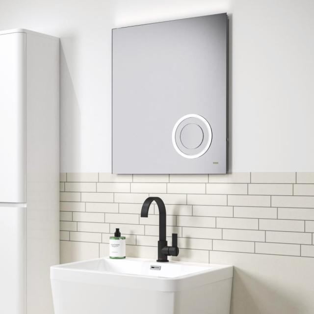 treos Series 600 wall-mounted mirror with LED lighting