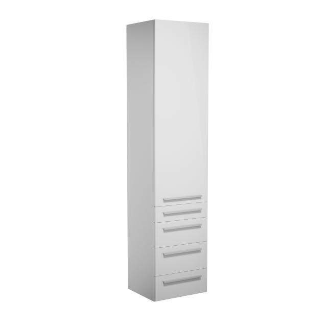 treos Series 900 tall unit with 1 door and 4 pull-out compartments front white / corpus white