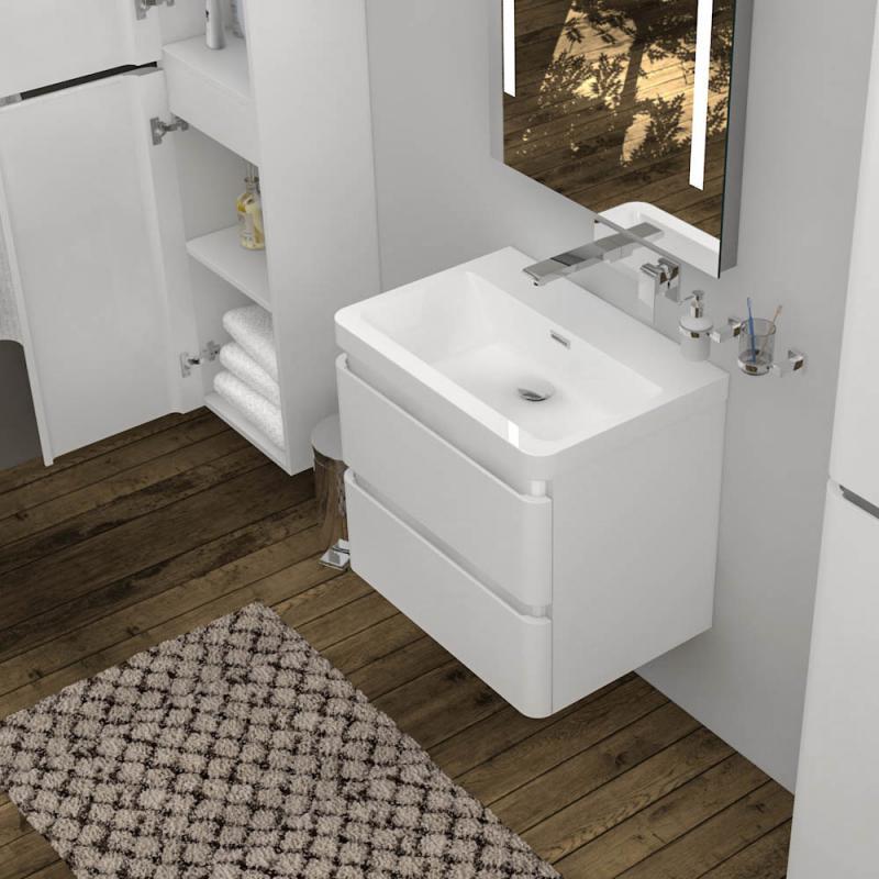 Treos Serie 920 Lavabo avec meuble sous-lavabo et 2 tiroirs, 921.05.0602