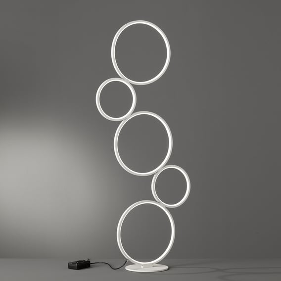 circle led floor lamp