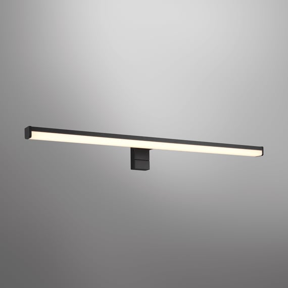 Trio Leuchten Applique Salle De Bain ARTURO 3 Lampes - Métal Noir Mat Et Bois Naturel