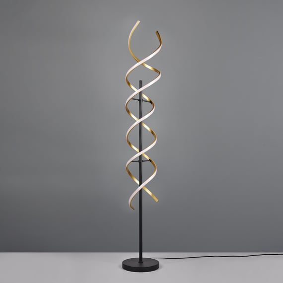 Lampada da tavolo a LED a spirale moderna e semplice, dimmerabile, per camera da letto, soggiorno, comodino (bianca) | Leroy Merlin