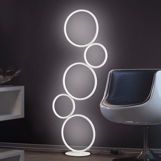 Lampada Da Soffitto Michael Trio Leuchten 2 Luci - Barra In Nickel Satinato Orientabile Per GU10 - 32 Cm - 4