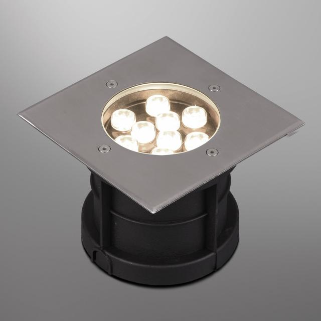 TRIO Belaja Lampe de sol LED à encastrer, carrée