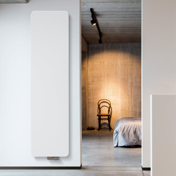 breken Bladeren verzamelen schade Vasco Oni design radiator, model O-NP white fine texture -  113120500140000660600-0000 | REUTER