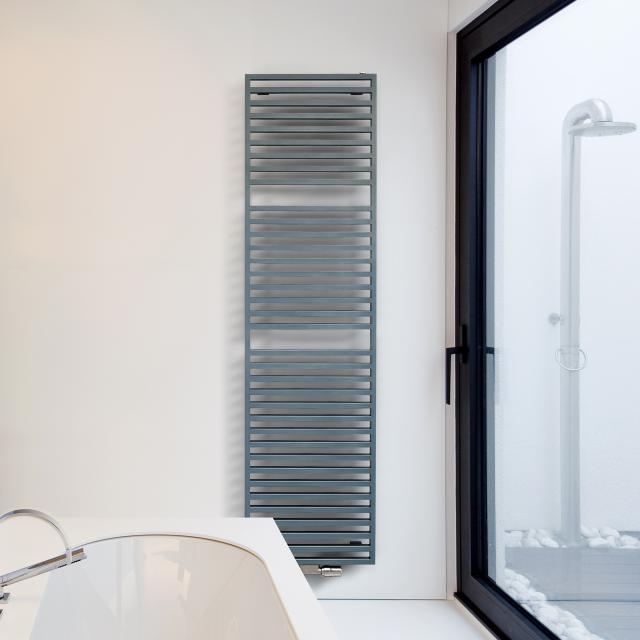 Vasco Arche bathroom radiator horizontal anthracite january, width 70 cm