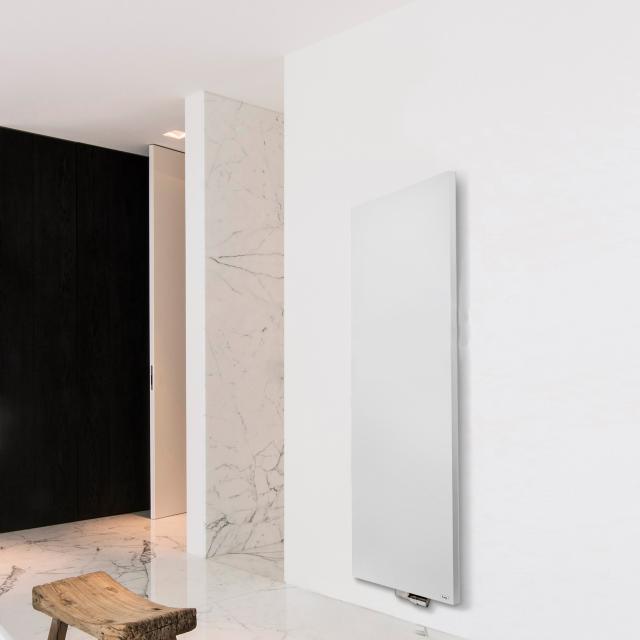 Vasco Niva design radiator for hot water operation white fine texture, double layer, 2417 Watt