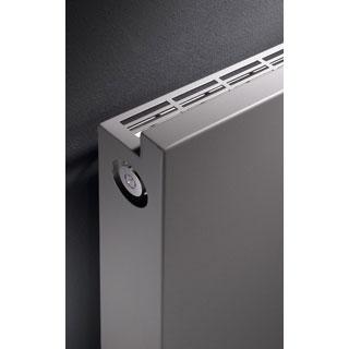 Vasco Niva Horizontal radiator, single row white fine texture