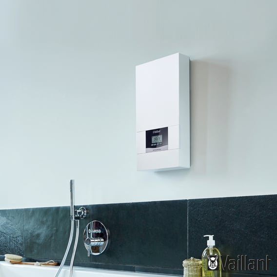 Vaillant plus instantaneous water heater, electronically controlled, 20°C to 60°C 0010023767 | REUTER