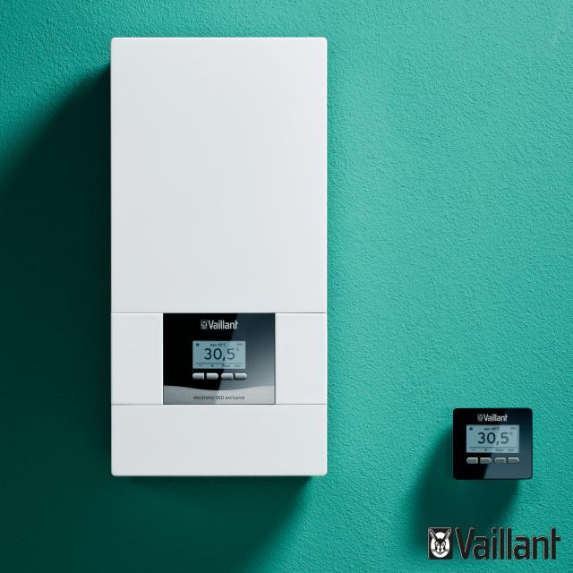 Vaillant electronicVED exclusive instantaneous water heater, fully electronically controlled, 20°C to 60°C