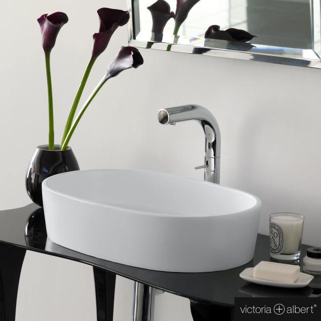Victoria + Albert Ios countertop washbasin white matt/interior matt white