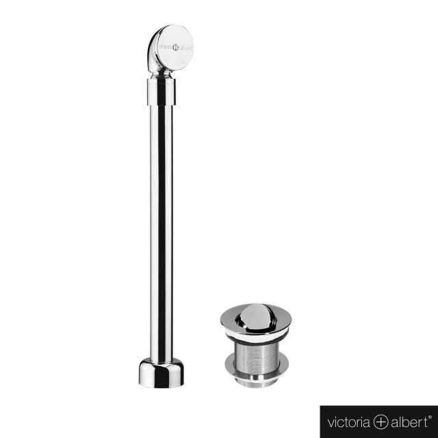 Victoria + Albert special waste set for Premium baths without pre-drilled oveflow hole polished chrome