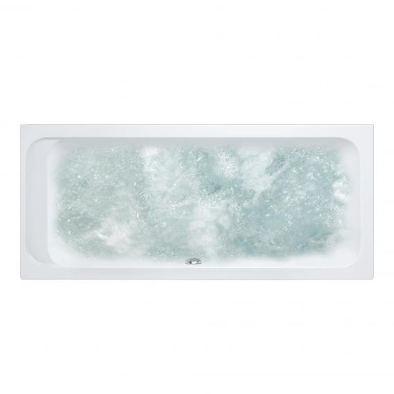 Villeroy & Boch Architectura Duo rectangular whirlbath, built-in white, with CombiPool Comfort, with bath filler