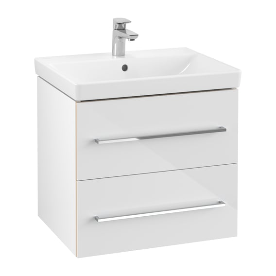 Villeroy & Boch Avento washbasin with vanity unit with 2 pull-out ...