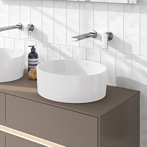 Villeroy & Boch Collaro countertop washbasin white, with CeramicPlus