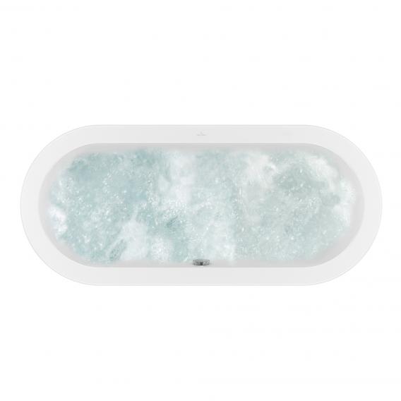 Villeroy & Boch Loop & Friends OVAL Duo oval whirlbath, built-in white, with CombiPool Comfort, with bath filler