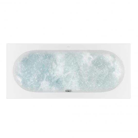 Villeroy & Boch Loop & Friends OVAL Duo rectangular whirlbath, built-in white, with AirPool Entry
