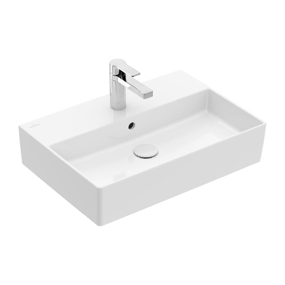 Pelgrim resultaat Overeenkomstig Villeroy & Boch Memento 2.0 washbasin white, with CeramicPlus, with 1 tap  hole, with overflow, ungrounded - 4A2260R1 | REUTER