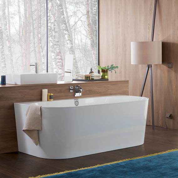 Villeroy & Boch Oberon 2.0 back-to-wall bath with panelling white