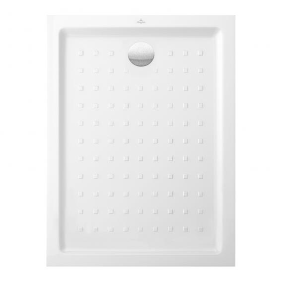 Villeroy & Boch O.novo square/rectangular shower tray with nubs white