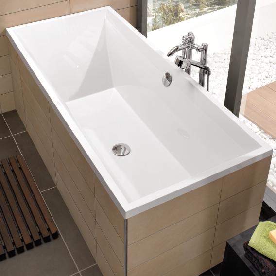 conjunctie belasting De onze Villeroy & Boch Squaro Slim Line rectangular bath, built-in white -  UBQ180SQS2V-01 | REUTER