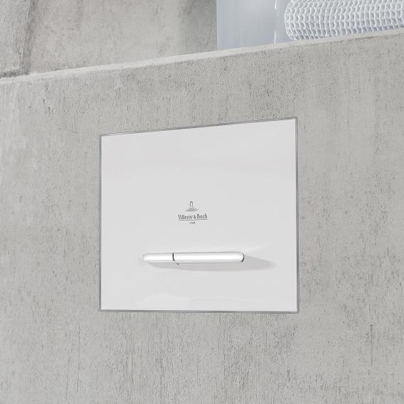 Villeroy & Boch ViConnect E300 toilet flush plate white