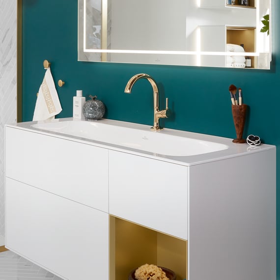 Villeroy & Boch Finion Einbauwaschtisch mit CeramicPlus, weiß ...