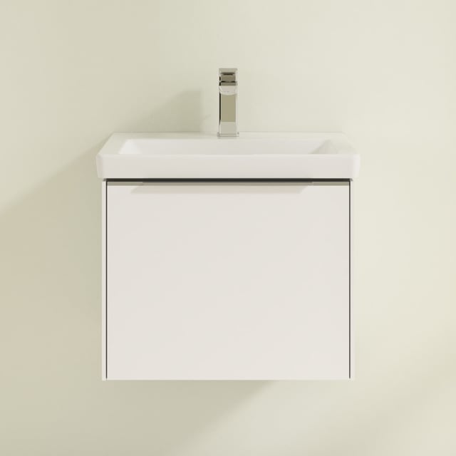 Comodino con sportello 4 gambe di legno di pino design scandinavo