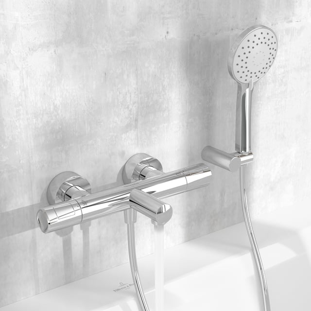 GBBNE Wannen-Duschset Aus Messing – Wandhalterung Mit 178 Cm Schlauch