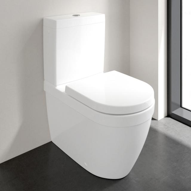 Villeroy & Boch Architectura floorstanding washdown toilet, rimless white, with CeramicPlus