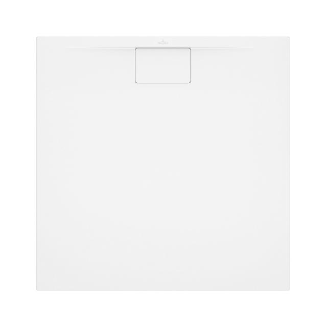 Villeroy & Boch Architectura MetalRim super flat Receveur de douche, hauteur de rebord : 1,5 cm blanc, avec surface antidérapante VilboGrip