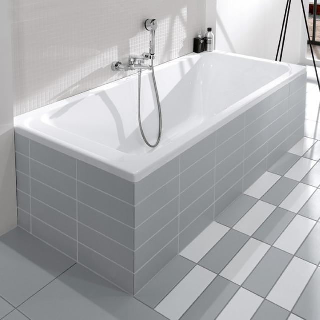 Villeroy & Boch Architectura Solo rectangular bath, built-in white