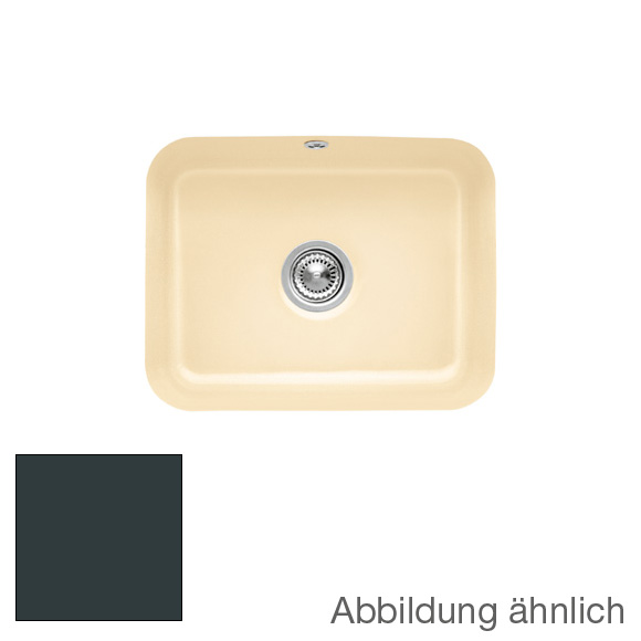 Villeroy & Boch Cisterna 60C kitchen sink ebony, with manual operation