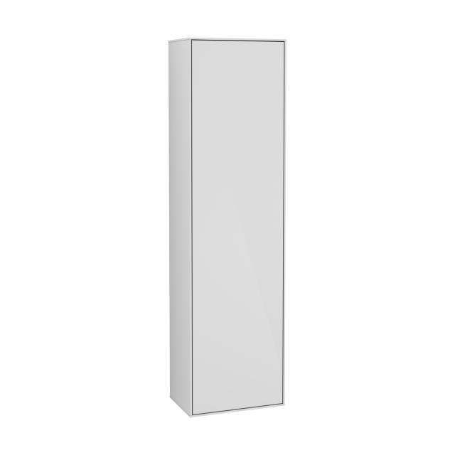 Villeroy & Boch Finion tall unit with 1 door front glossy white / corpus glossy white