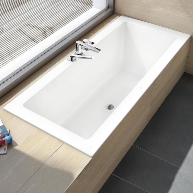 Villeroy & Boch Legato Duo rectangular bath, built-in white