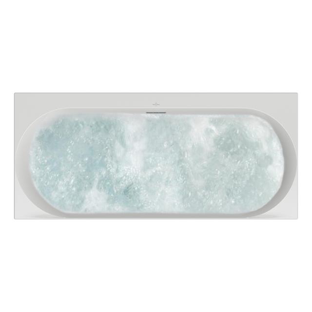 Villeroy & Boch Loop & Friends OVAL Duo rectangular whirlbath, built-in white, with AirPool Entry