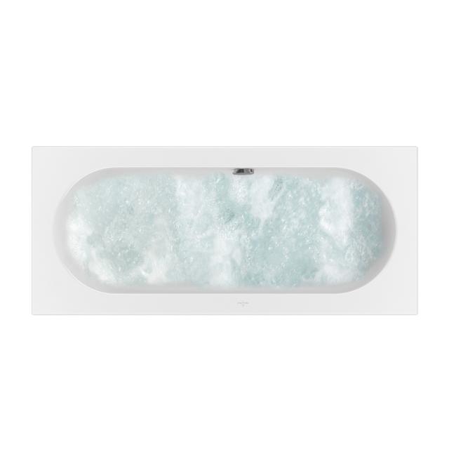 Villeroy & Boch Loop & Friends OVAL rectangular whirlbath, built-in white, with AirPool Entry