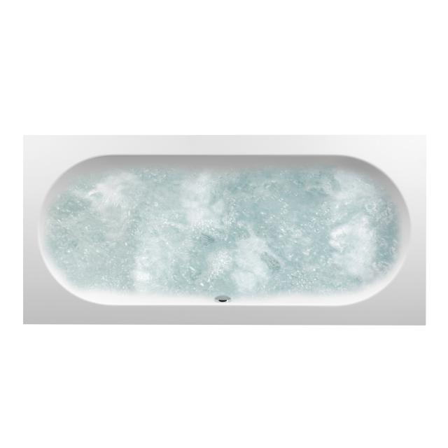 Villeroy & Boch Oberon Duo rectangular whirlbath, built-in white, with Special CombiPool Invisible