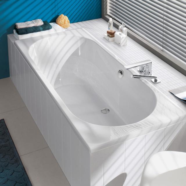 Villeroy & Boch O.novo Duo rectangular bath, built-in white