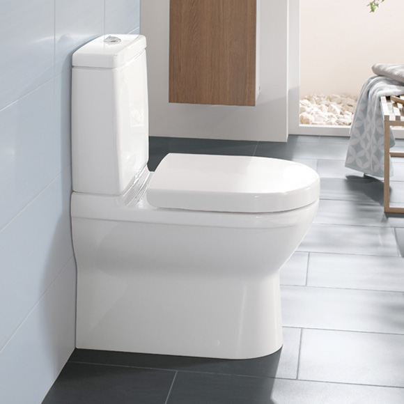 Villeroy & Boch O.novo floorstanding close-coupled washdown toilet white