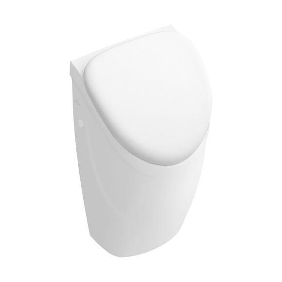 Villeroy & Boch O.novo urinal, rear supply white, with lid mounting