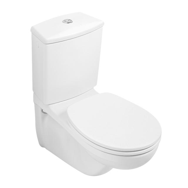 Villeroy & Boch O.novo wall-mounted close-coupled washdown toilet white